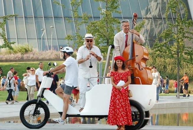 Concerto in bicicletta alla Locanda alla Mano
